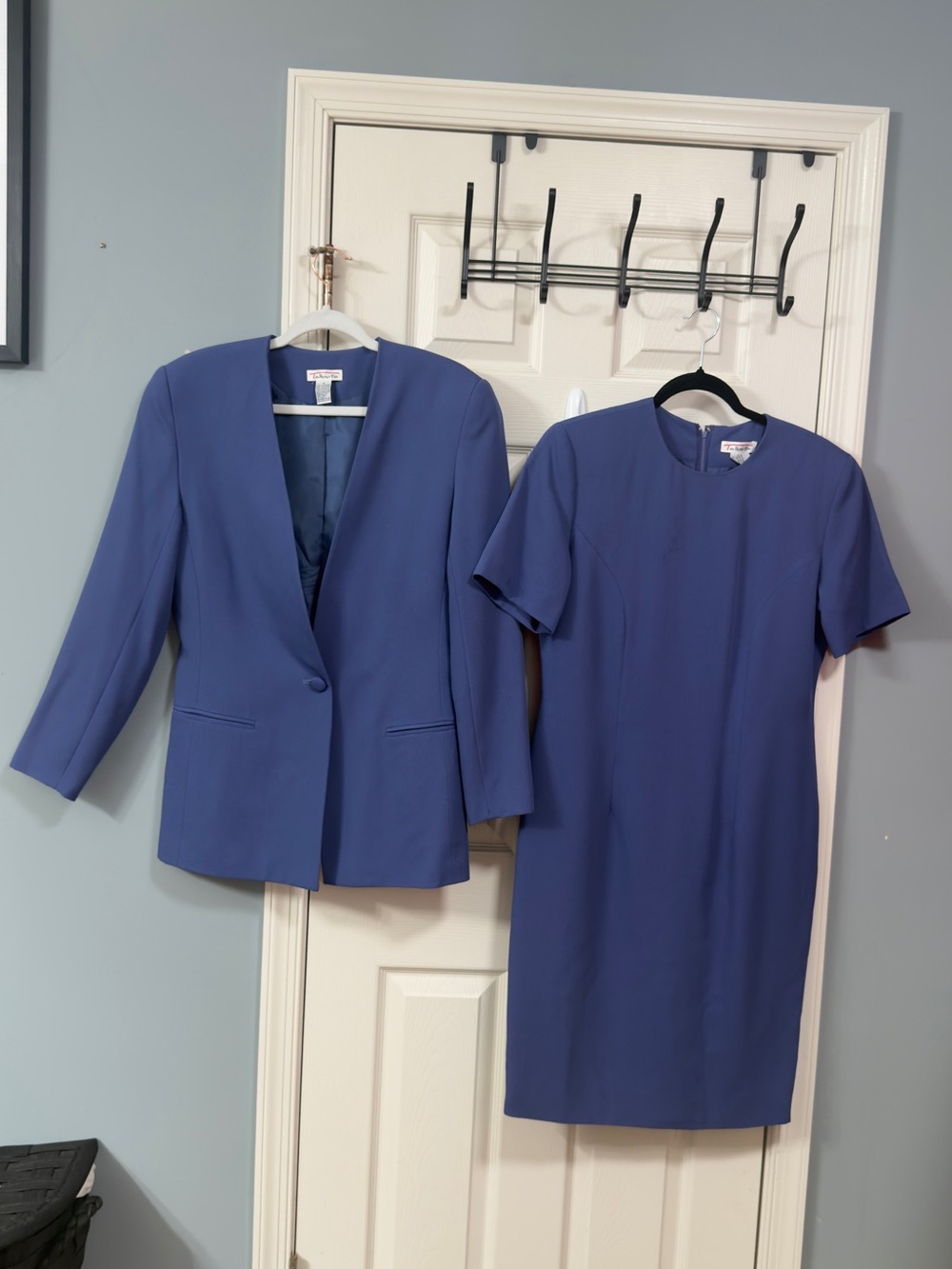 Talbots Royal Blue Blazer and Sheath Dress Set